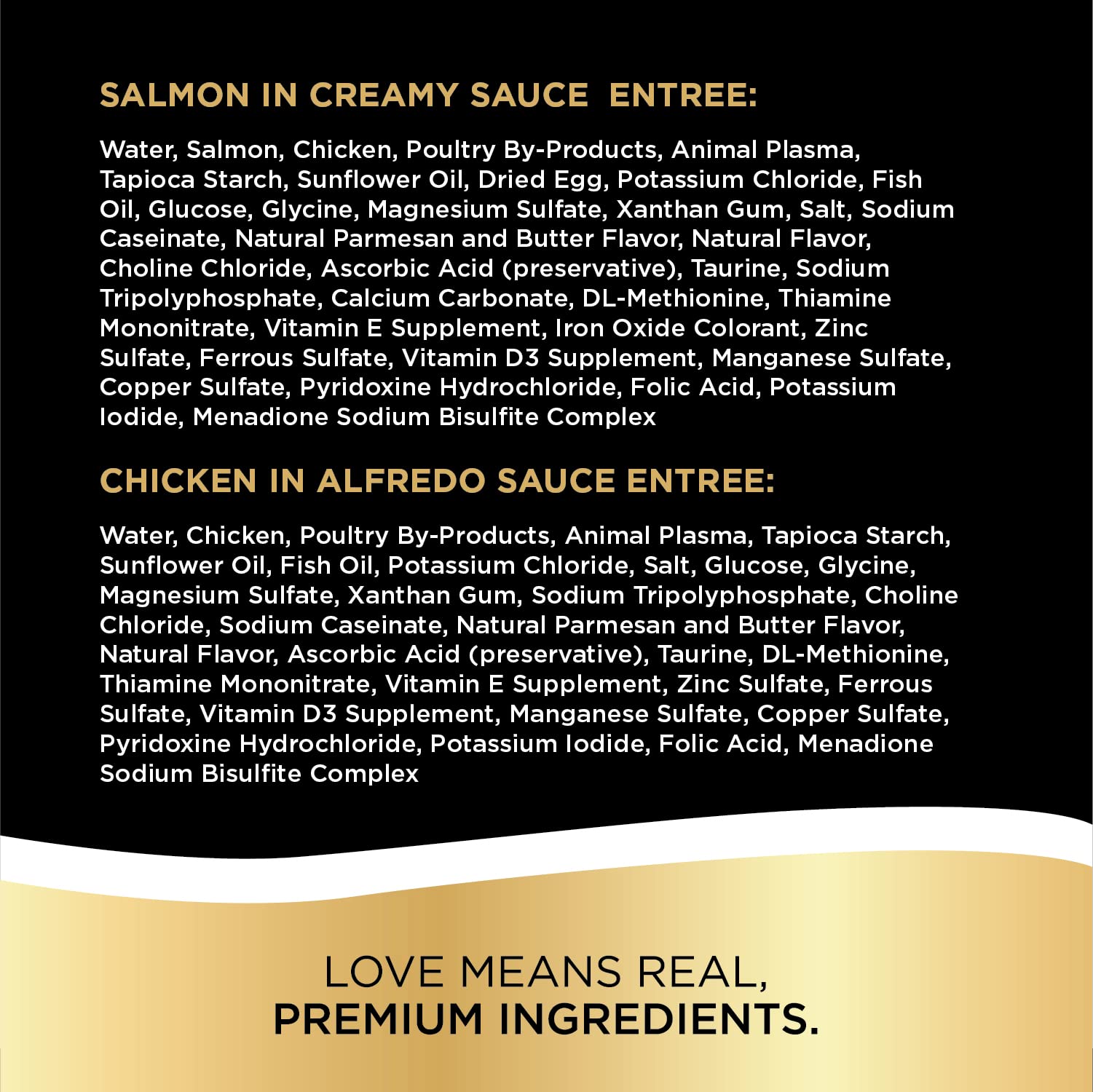 Sheba Perfect Portions Bistro no-grain label highlights grain-free option