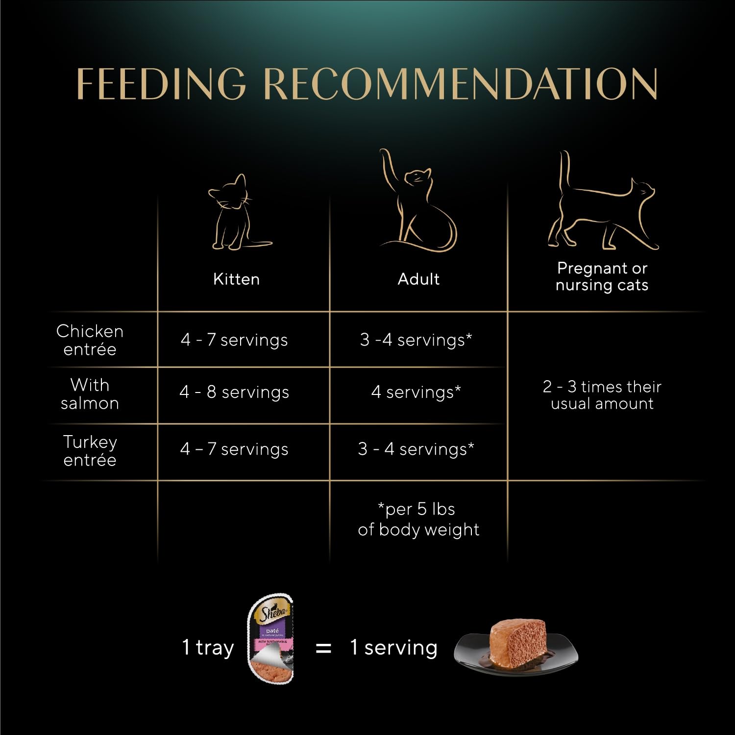 Sheba Perfect Portions Pate cat eating—protein-rich bite with moisture for hydration.