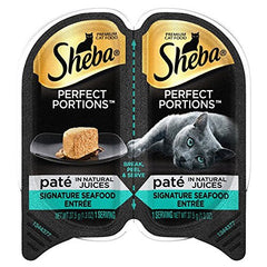 Sheba Perfect Portions tray open shows mess-free, convenient cat meals.
