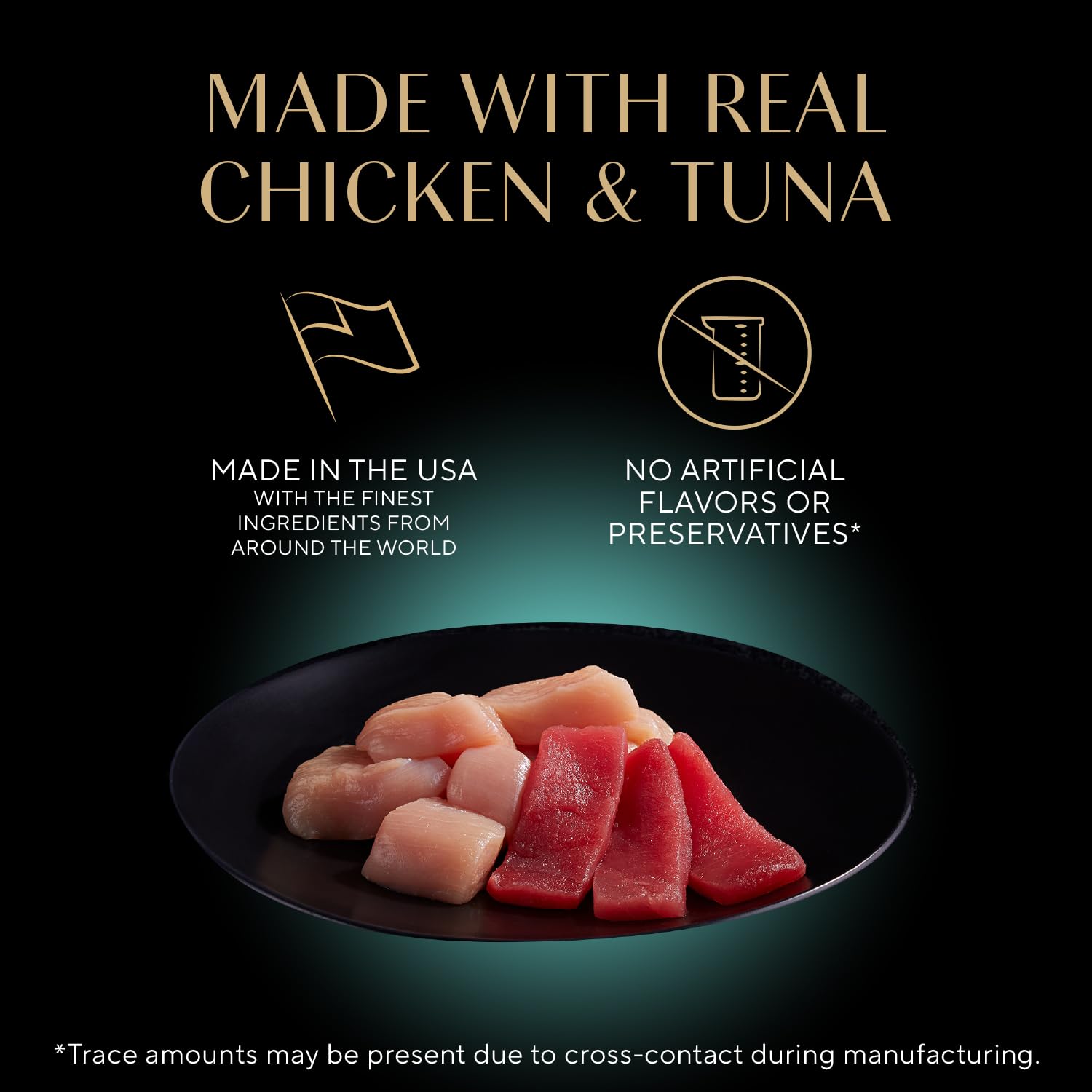 Sheba Perfect Portions roasted chicken slices in gravy highlights real meat appeal.