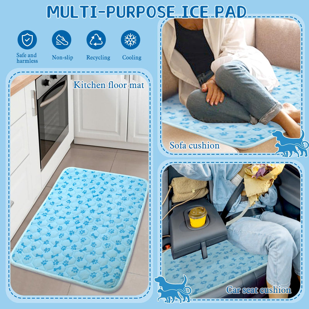 SHEJIZE Washable mat is easy to clean after playful, outdoor adventures.