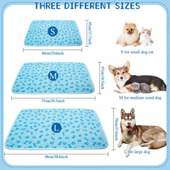 SHEJIZE Cooling Mat features waterproof Oxford fabric for easy wipe-clean maintenance.