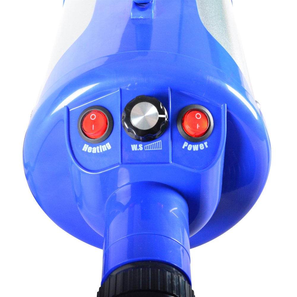 SHELANDY Groomer Partner dryer nozzles blue set for versatile styling