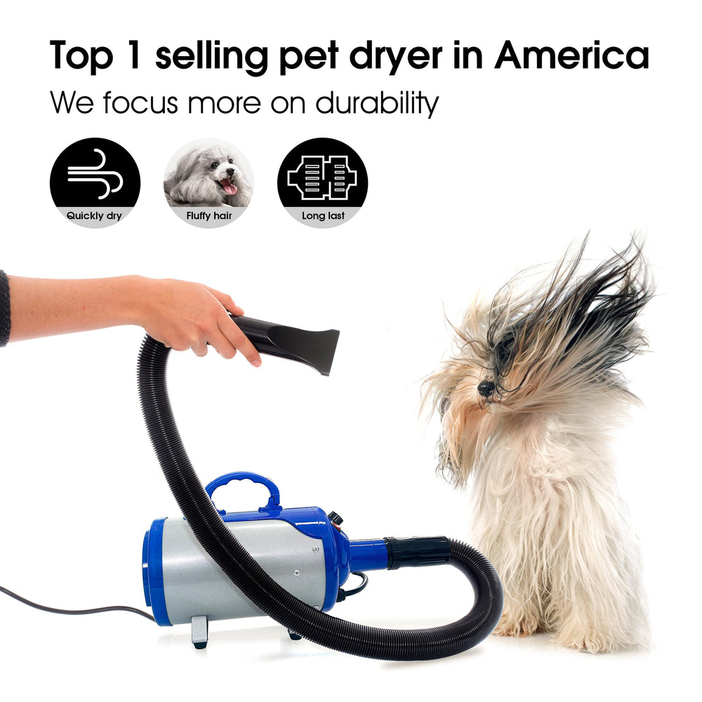 SHELANDY Groomer Partner dryer side view showing compact design for salons