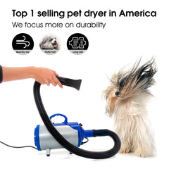 SHELANDY Groomer Partner dryer side view showing compact design for salons