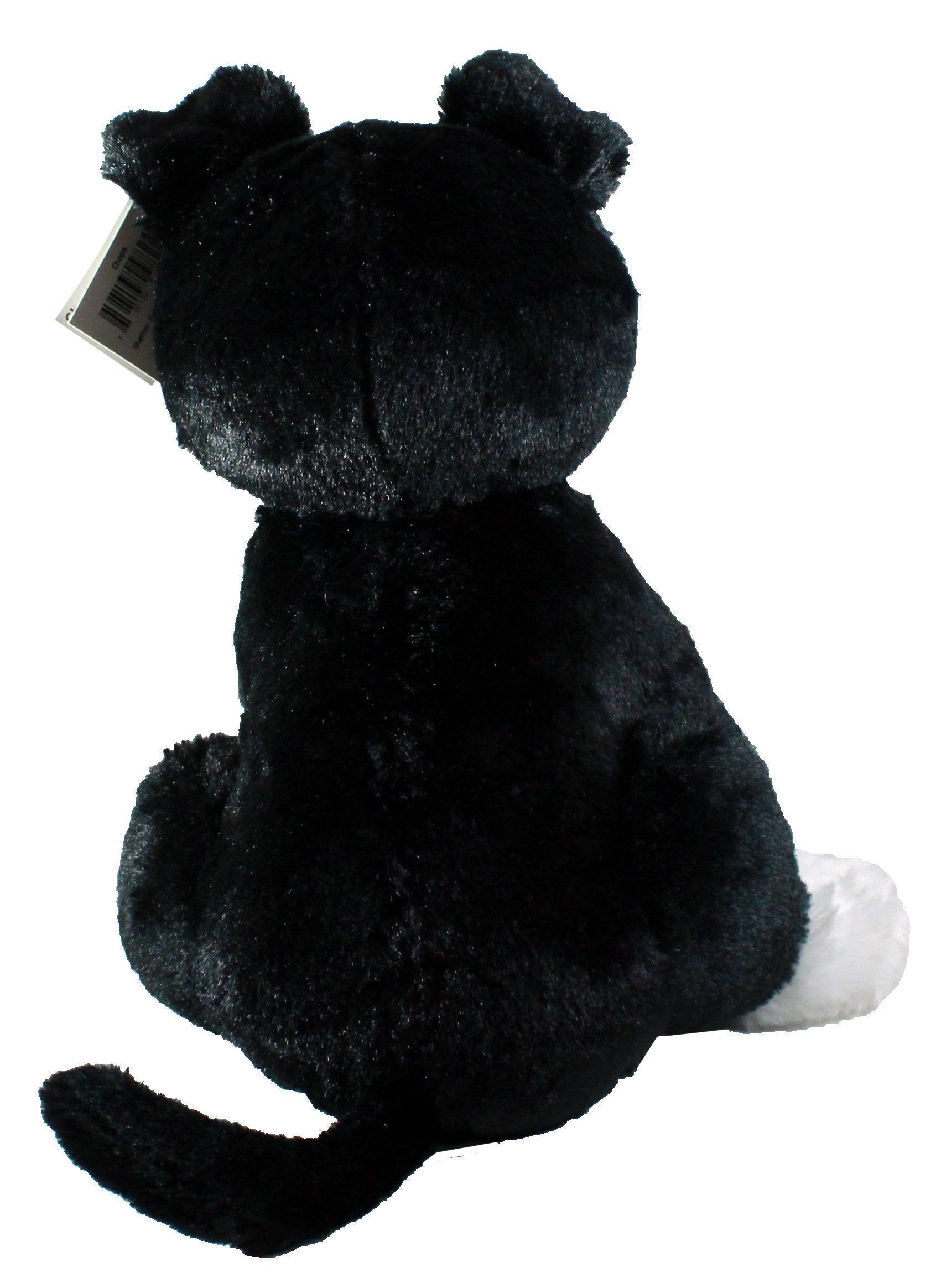 Shelter Pets Chops dog plush close-up, cozy fabric texture.