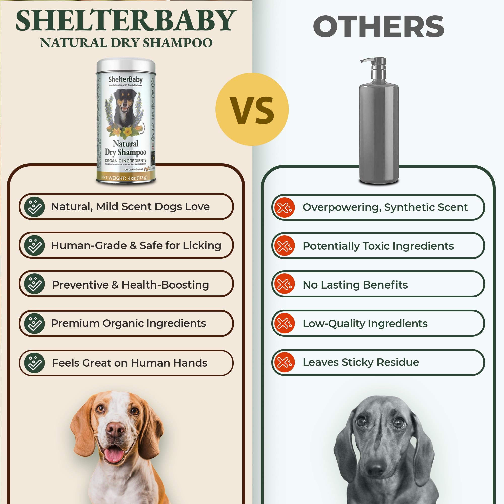 ShelterBaby probiotics and astaxanthin indicate skin wellness and antioxidant support.