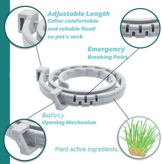 ShengKou flea collar cat kitten-safe option ideal for young felines.