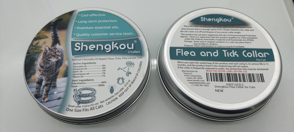 ShengKou flea-collar-cat-two-pack offers value and extended coverage.