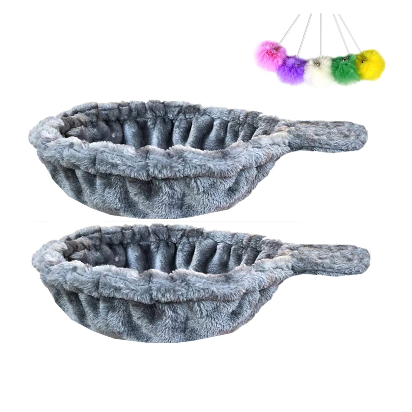 SHENGOCASE 14.6-inch cat hammock provides cozy lounging for cats up to 20 lbs.