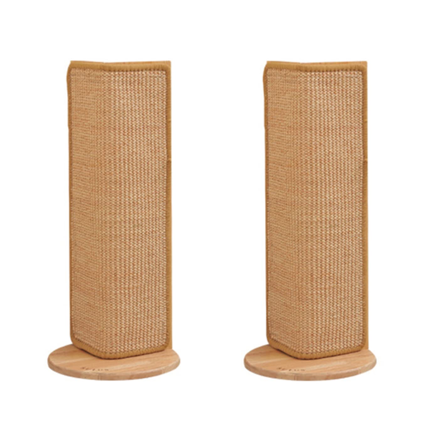 SHENGOCASE 2-pack wall-mounted sisal scratcher base keeps cats active and protects furniture.