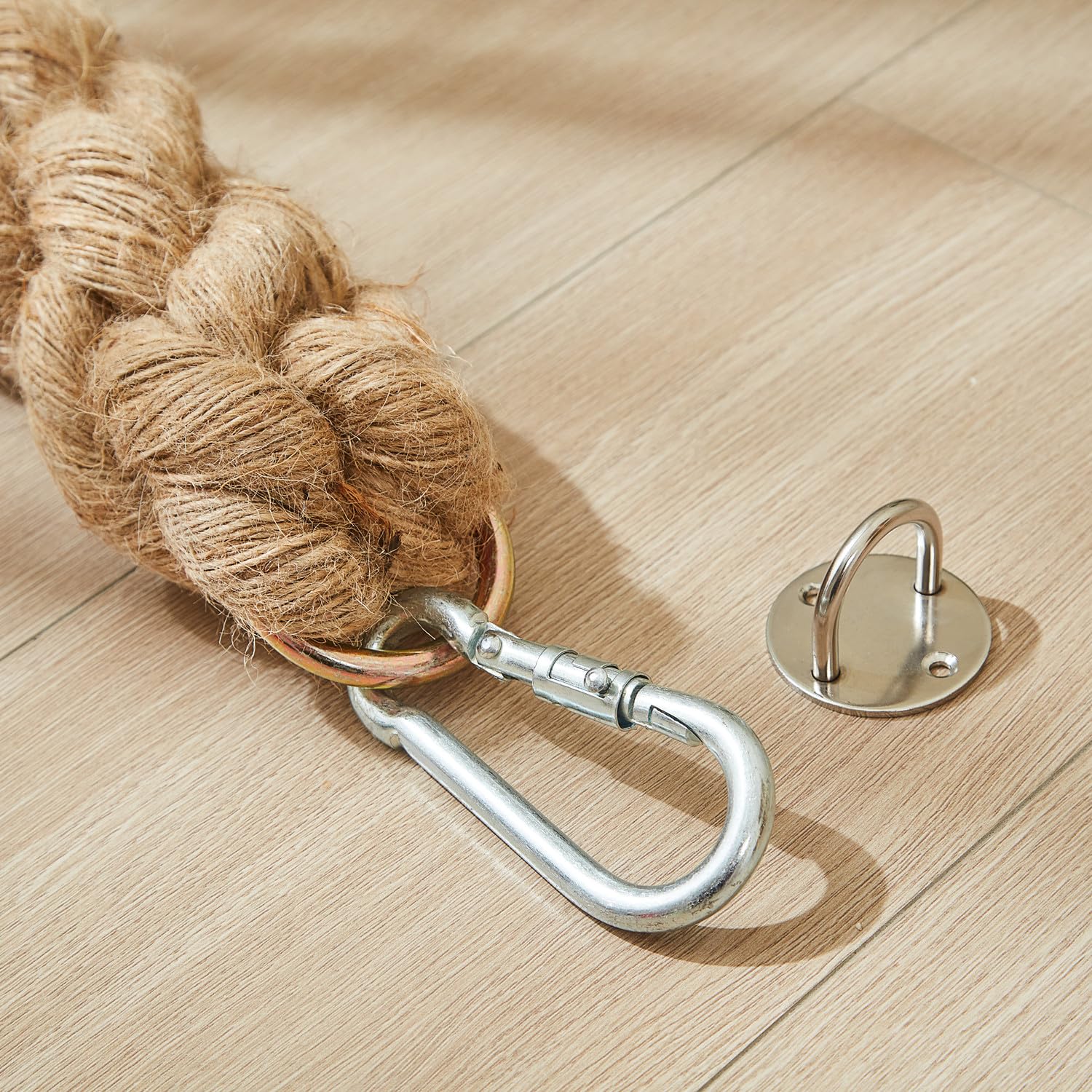 SHENGOCASE natural jute rope odor fades quickly when aired in a ventilated space.