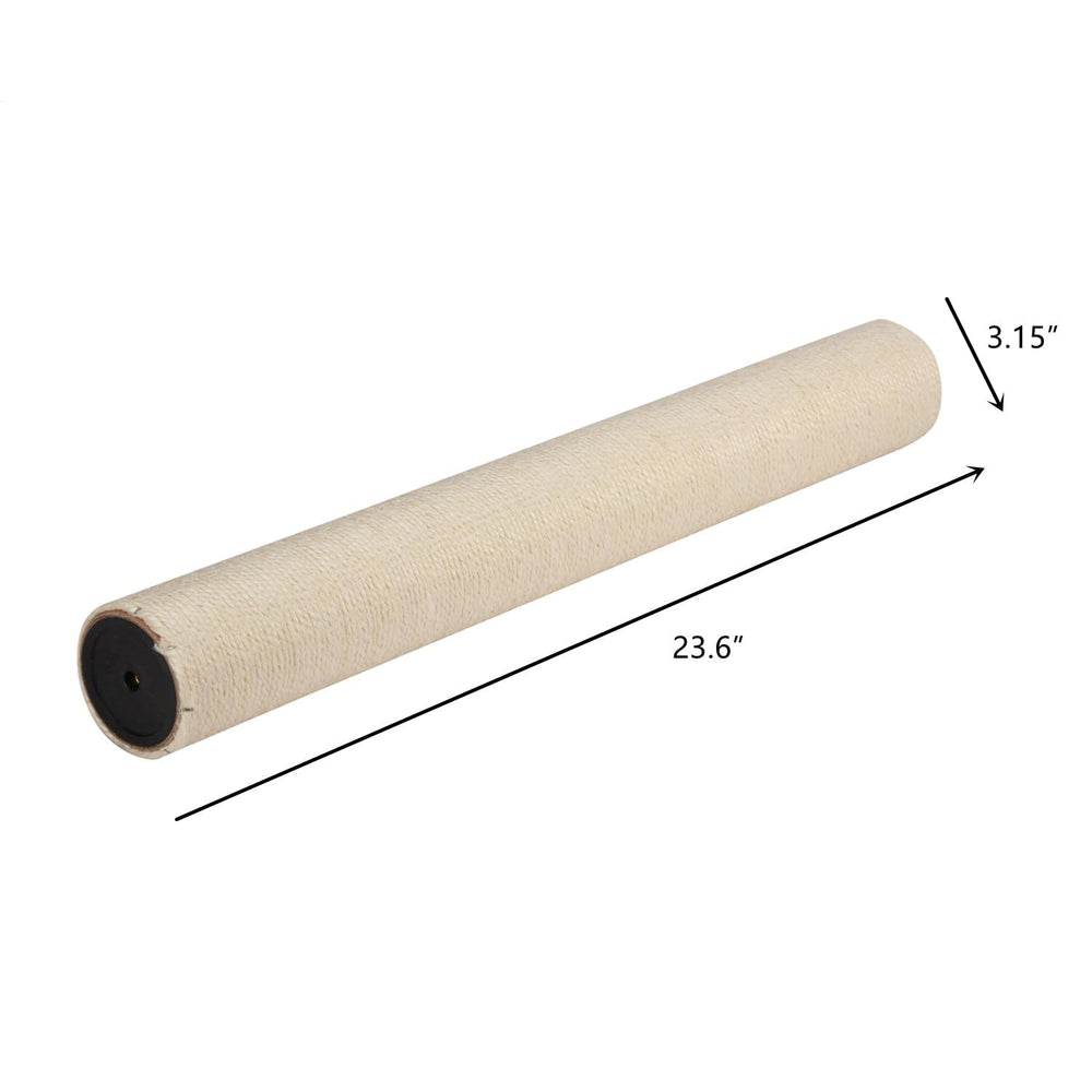 SHENGOCASE cat tree post sisal cover close-up highlights scratch durability.