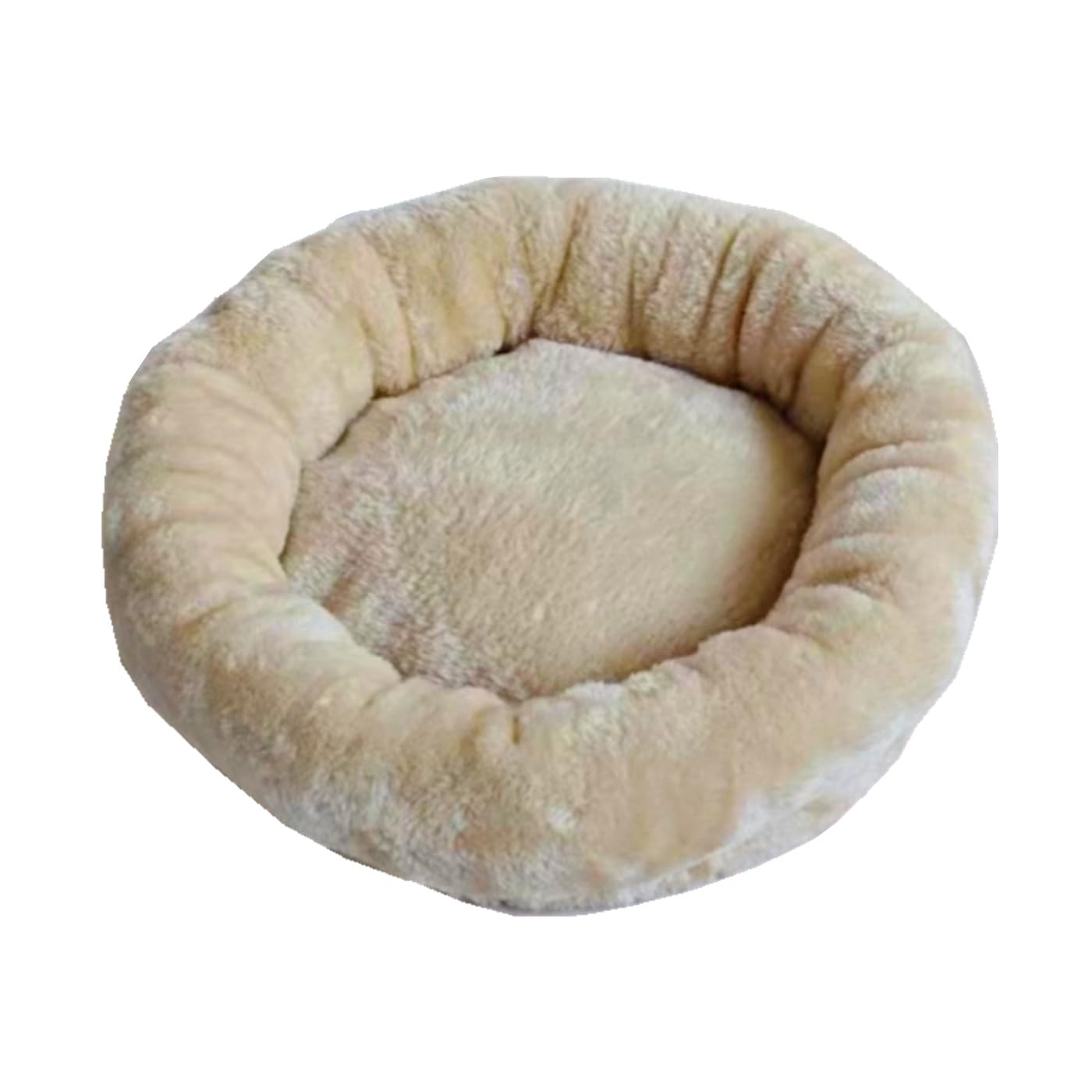 SHENGOCASE round top cushion bed cover for cat perch—soft velboa and machine washable comfort