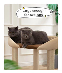 SHENGOCASE cat tree sisal posts encourage scratching and claw maintenance