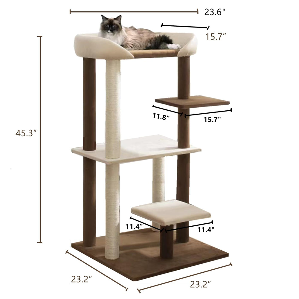 SHENGOCASE cat tree window-view perch for watching outside
