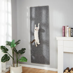 SHENGOCASE cat wall climbing carpet on wall shows durable play surface