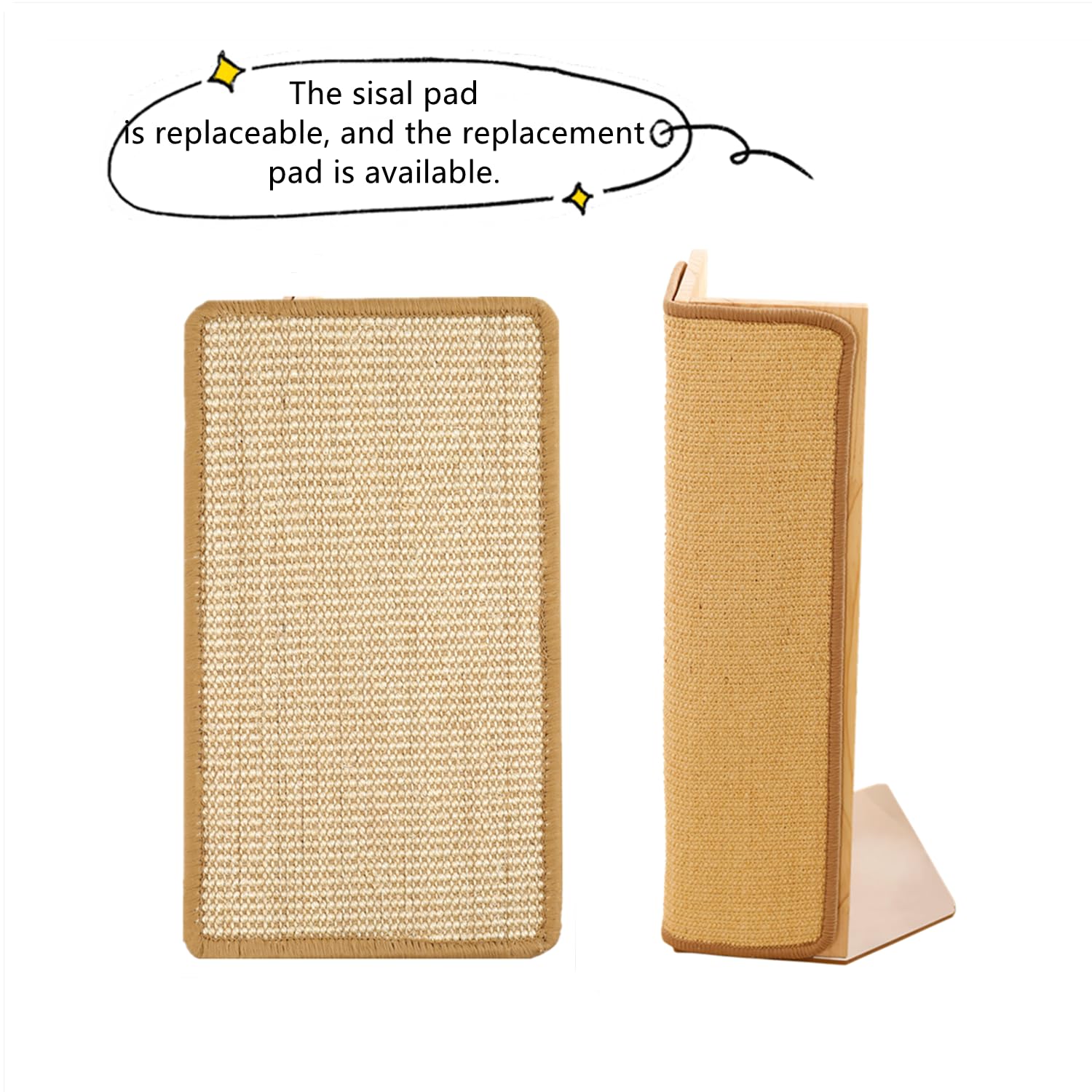 SHENGOCASE durable wood construction supports vigorous scratching.