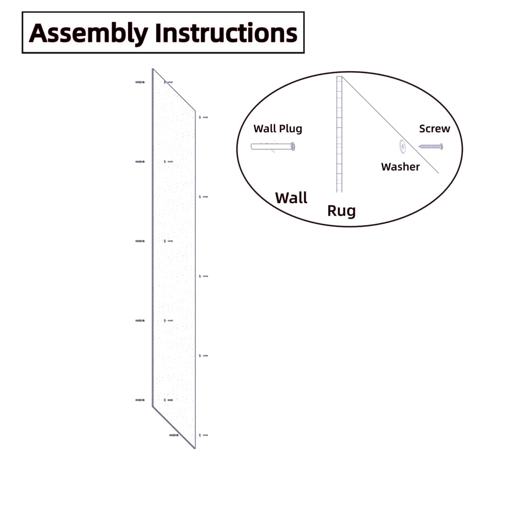 SHENGOCASE installation options for brick or drywall walls