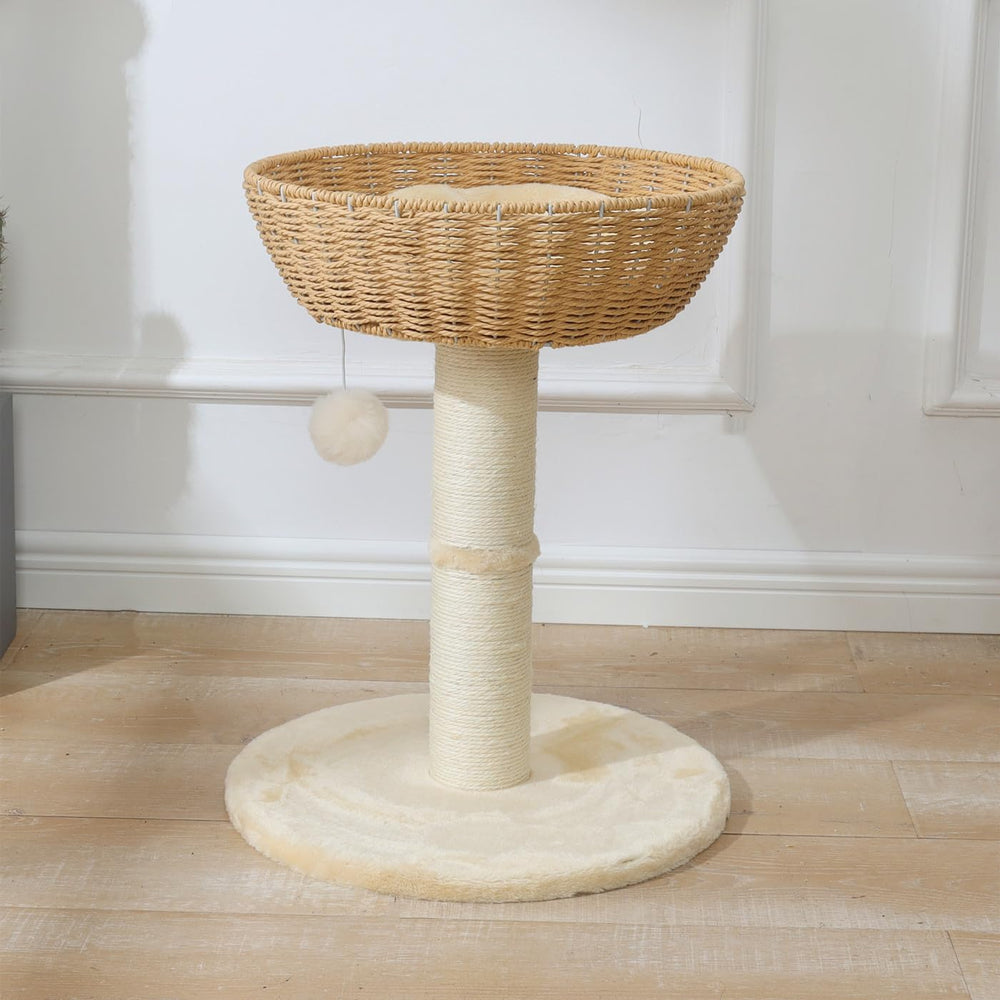 SHENGOCASE sisal scratching post for claw relief and furniture protection
