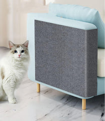 SHENGOCASE carpet protects couches by serving as a soft scratch-protecting pad.