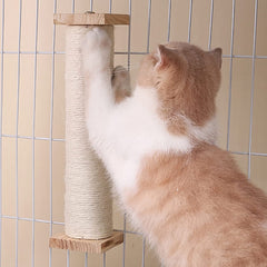 SHENGOCASE solid wood post showcases sturdy construction for durability.