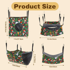 SHENLIU ferret hammock hanging setup providing soft elevated perch