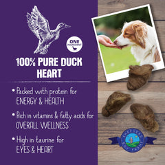 Freeze-dried duck heart close-up preserves nutrients for quick, nutrient-dense snack.