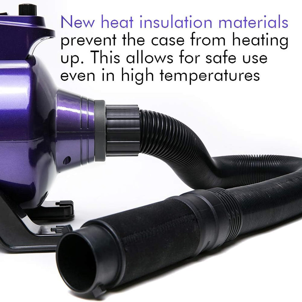 Shernbao High Velocity dryer nozzle attachment enabling precise airflow around facial areas.