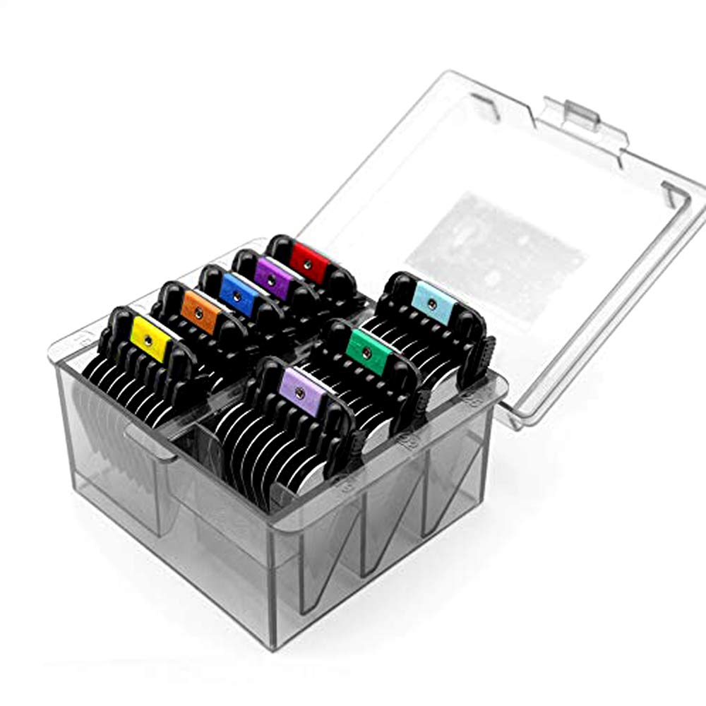 Shernbao professional comb set packaging shows durable stainless steel grooming tools.