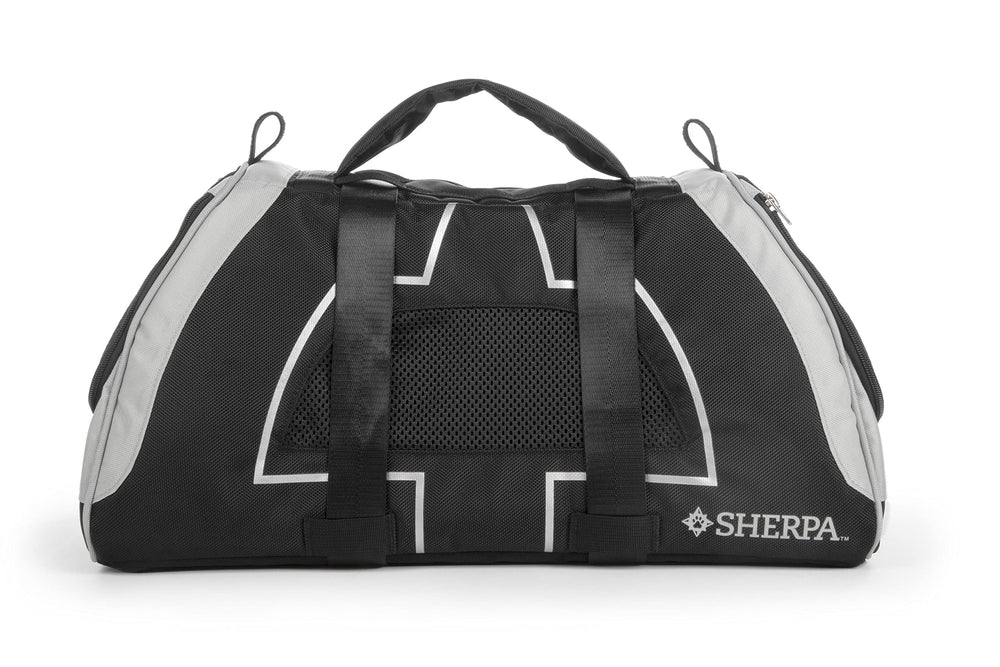 Sherpa Forma Frame side view showing slim profile for under-seat travel