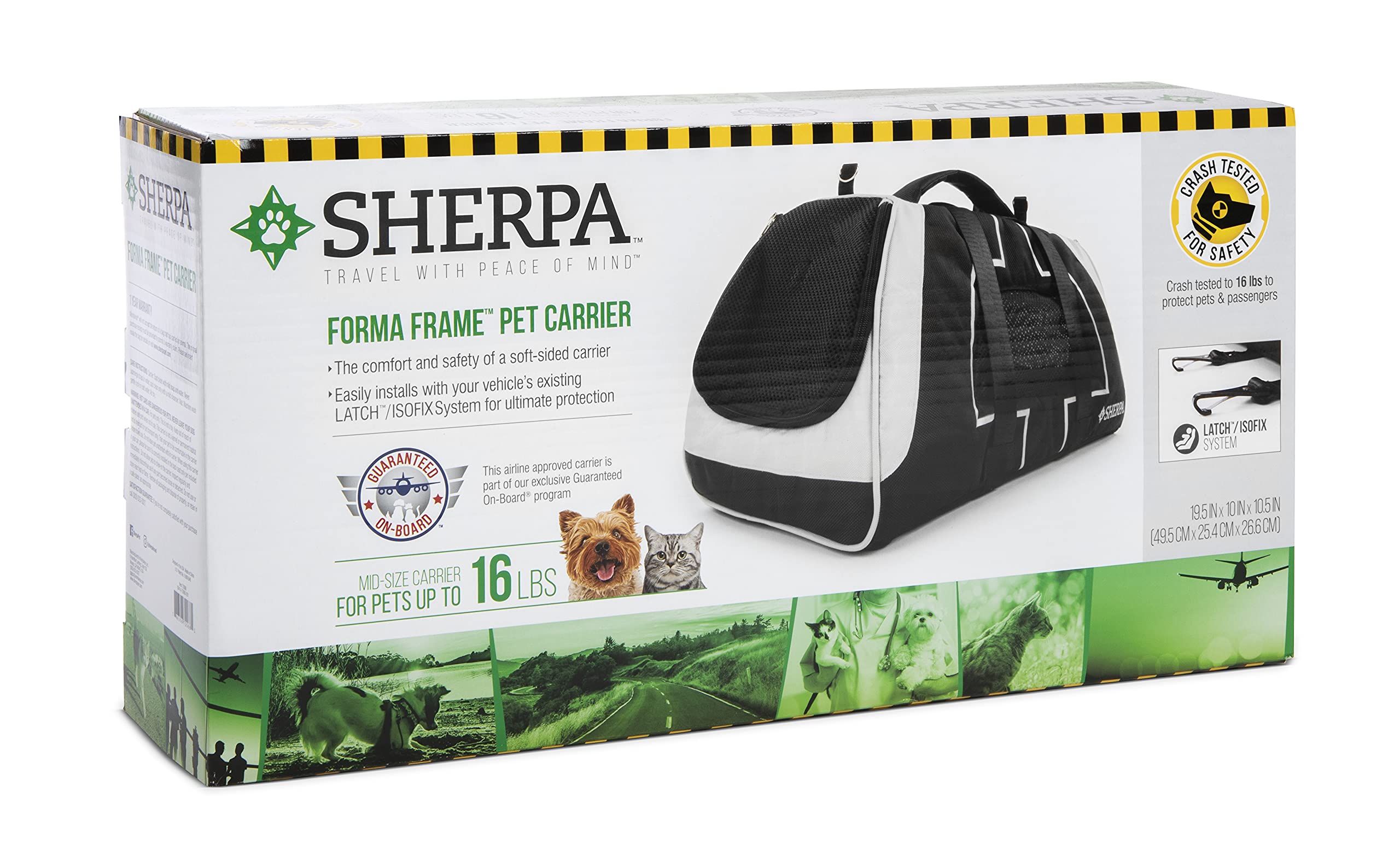 Sherpa Forma Frame under-seat fit showcases airline-friendly size
