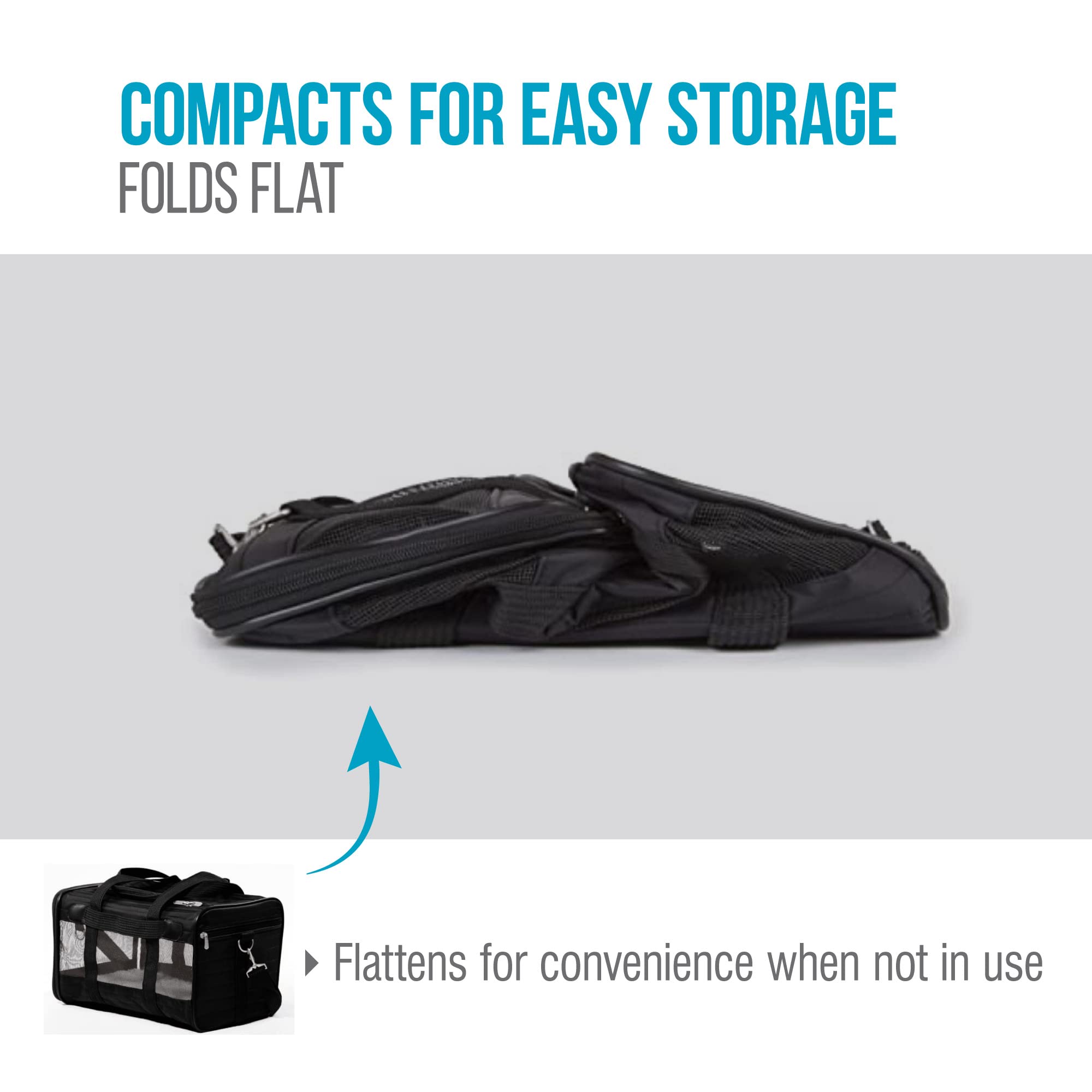 Sherpa Original Deluxe Medium storage-pocket for travel essentials