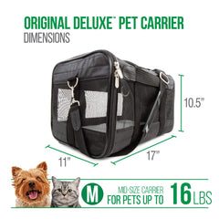 Sherpa Original Deluxe Medium top-entry for quick, stress-free loading