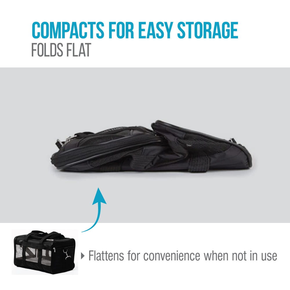 Sherpa Original Deluxe Small storage pocket holds essentials.