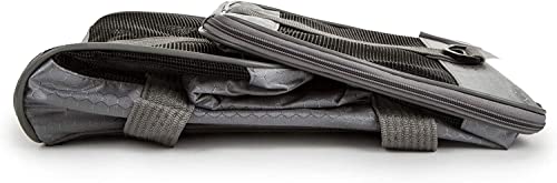 Sherpa To Go Travel Pet Carrier gray machine-washable liner for cleaning.