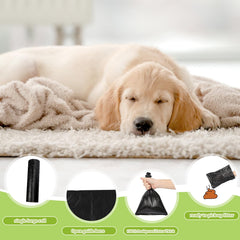 Sherr size-7-9x11-8 close-up shows roomy bags for pet waste.