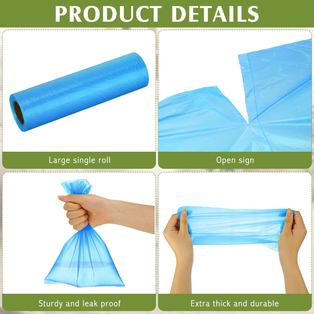 Sherr poop bags sized 7.9 by 11.8 inches for daily waste needs