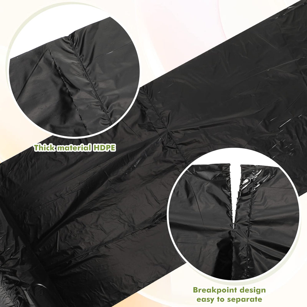 Sherr thick HDPE material adds strength for easy tying.