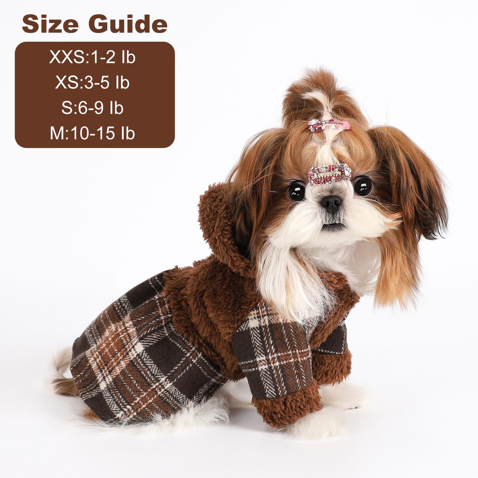 Shifenmei holiday dog costume closeup highlights festive seasonal style