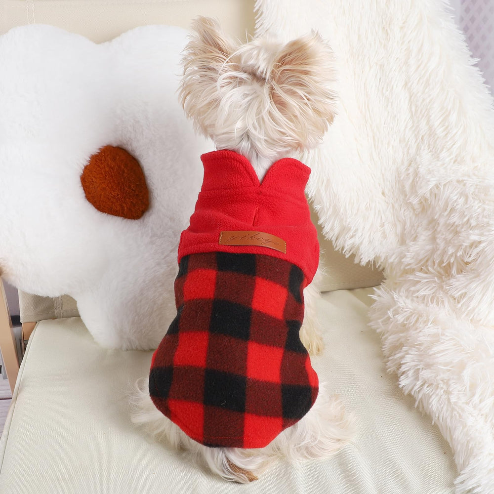 Shifenmei dog sweater easy-on-off pullover enables quick dressing and pet comfort.