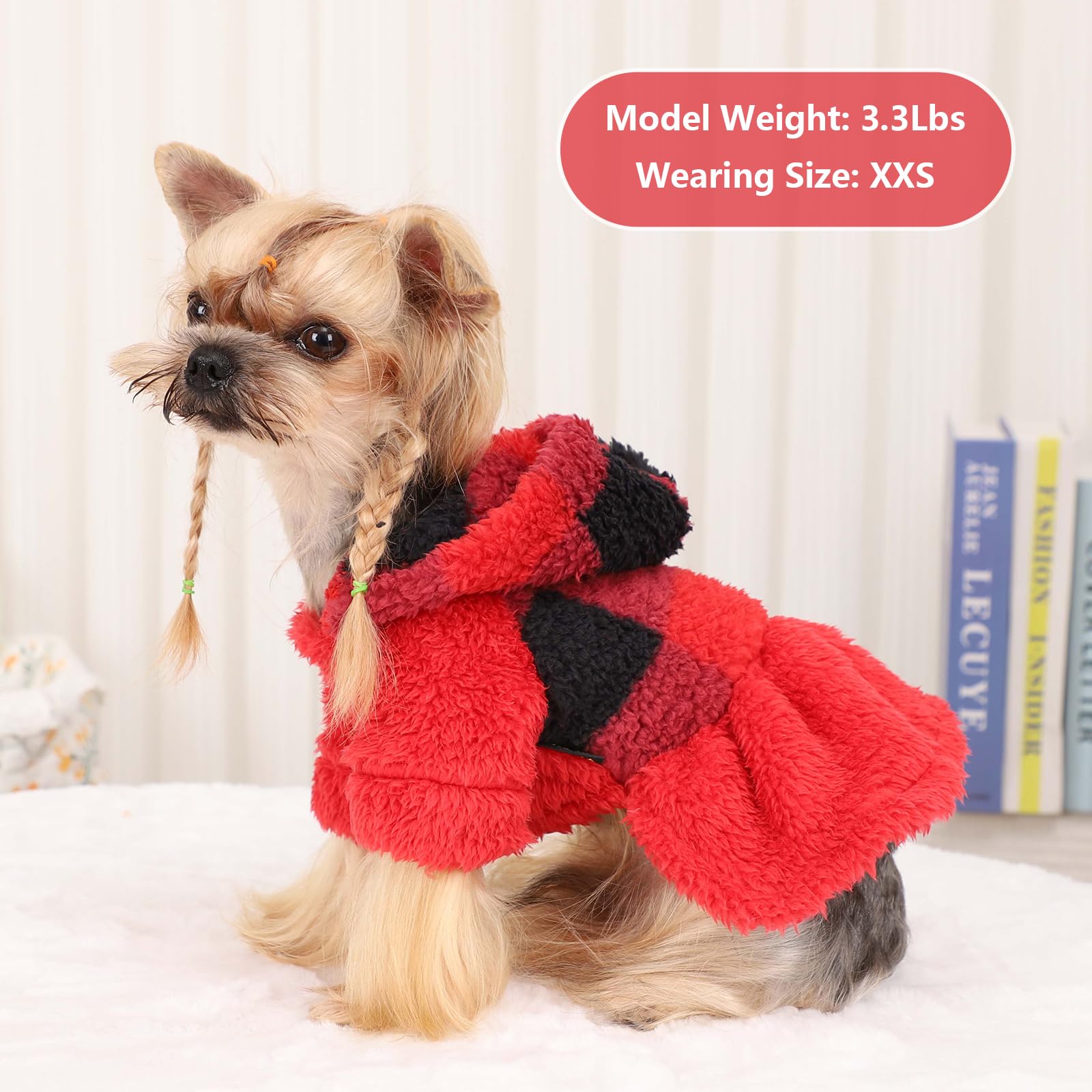 Shifenmei winter sweater with hat adds warmth and a stylish look.