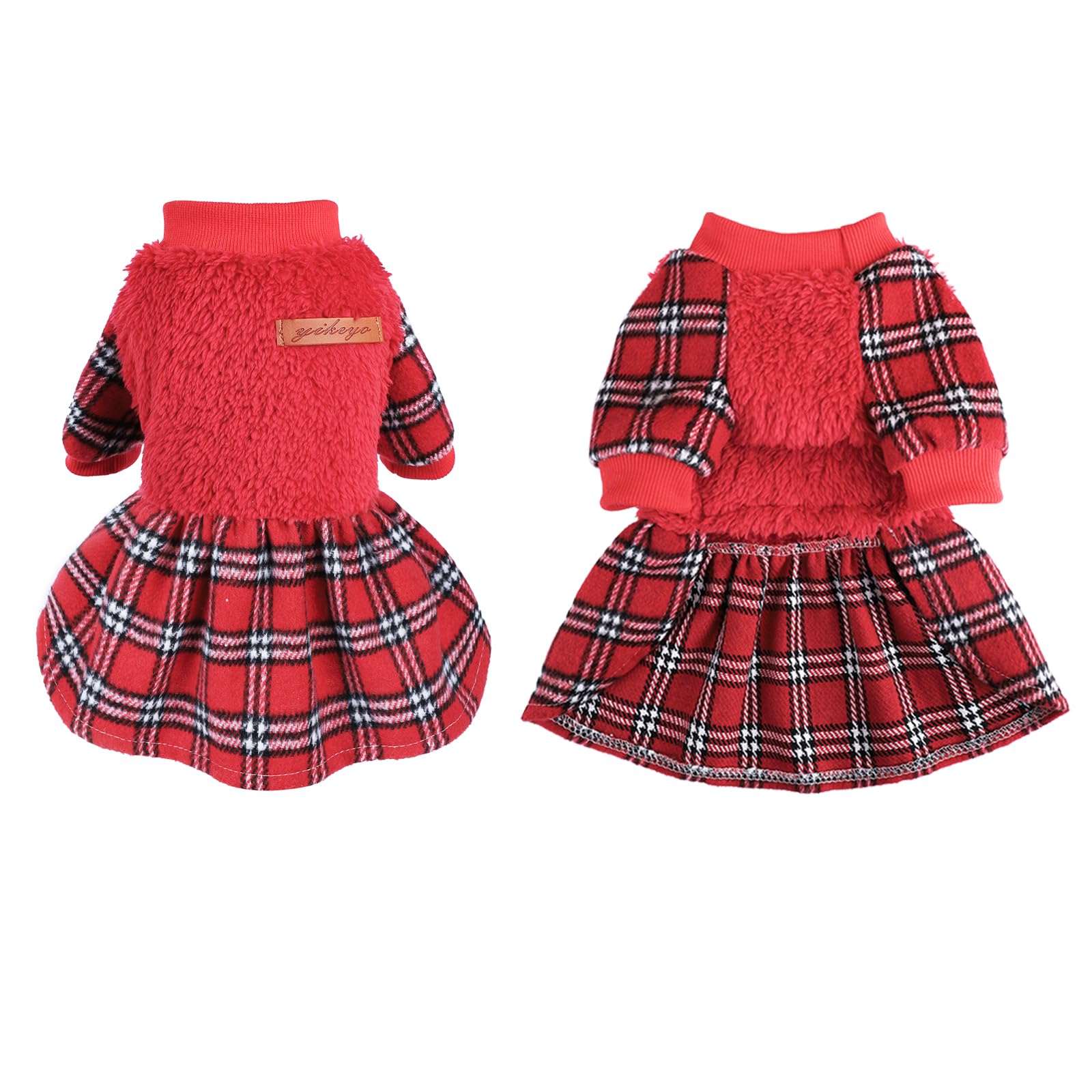 Shifenmei dog sweater knit texture close-up reveals durable stitching and warmth.