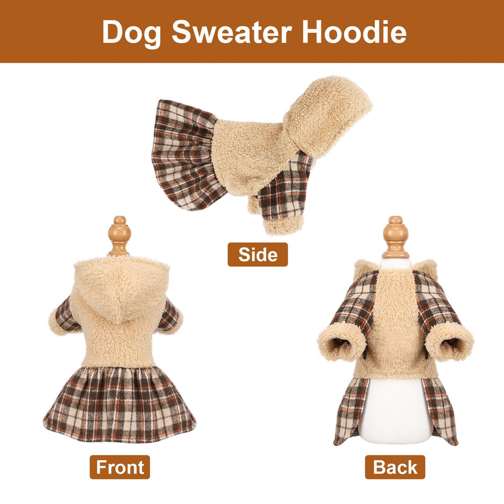Shifenmei small to large size hoodie suitable for chihuahuas and pals.