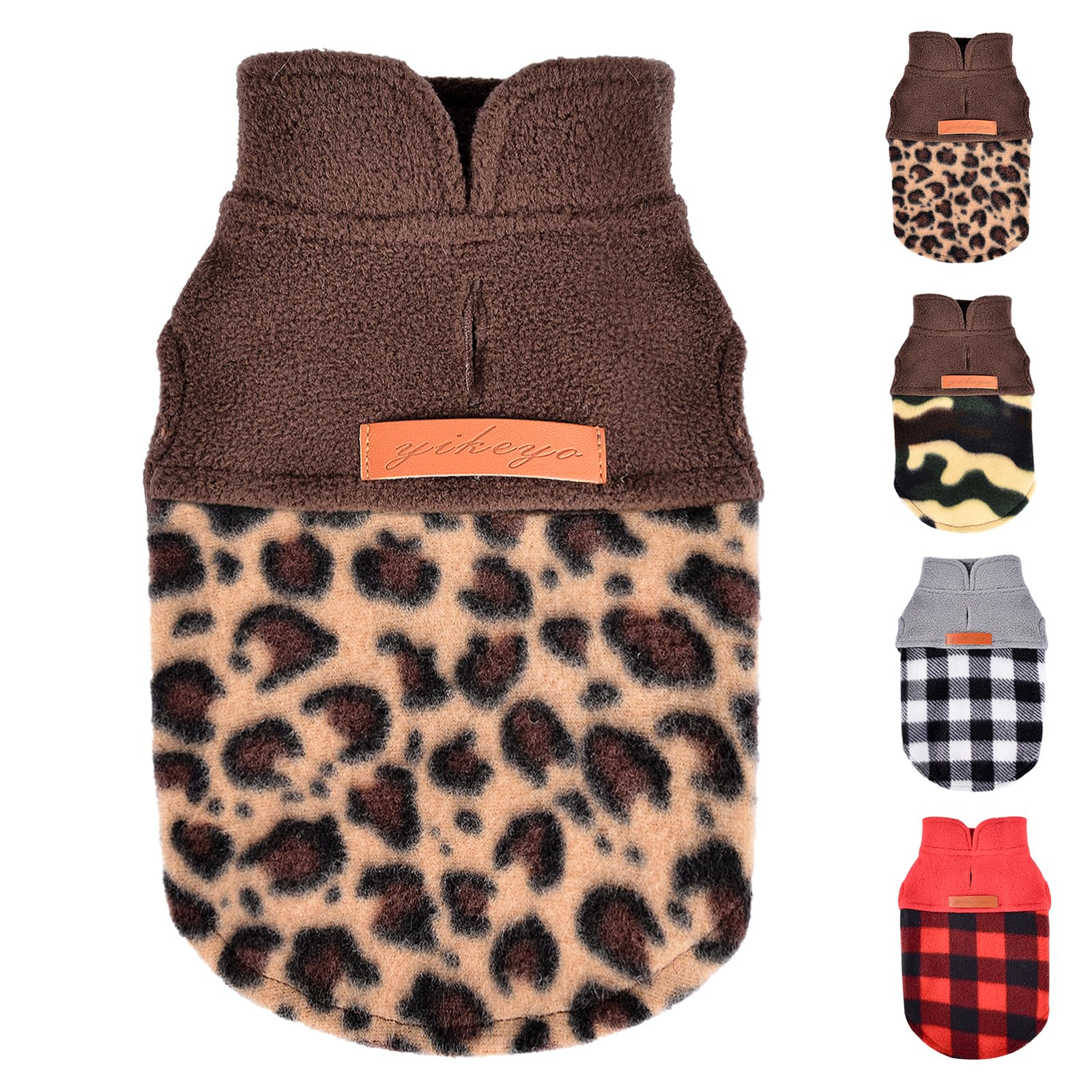 Shifenmei varied colors plaid camouflage leopard sweaters showcase options for stylish, comfortable days.