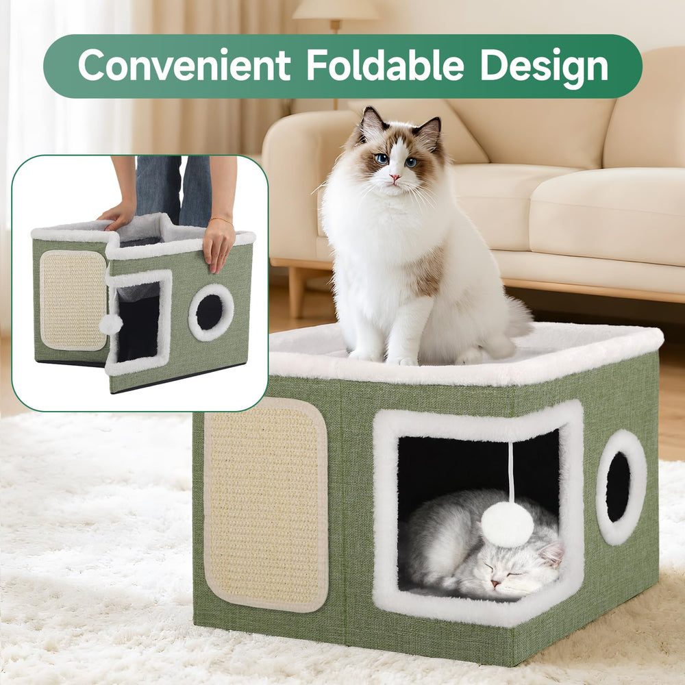 Shikha cat bed scratching-pad promotes healthy scratching and engagement.