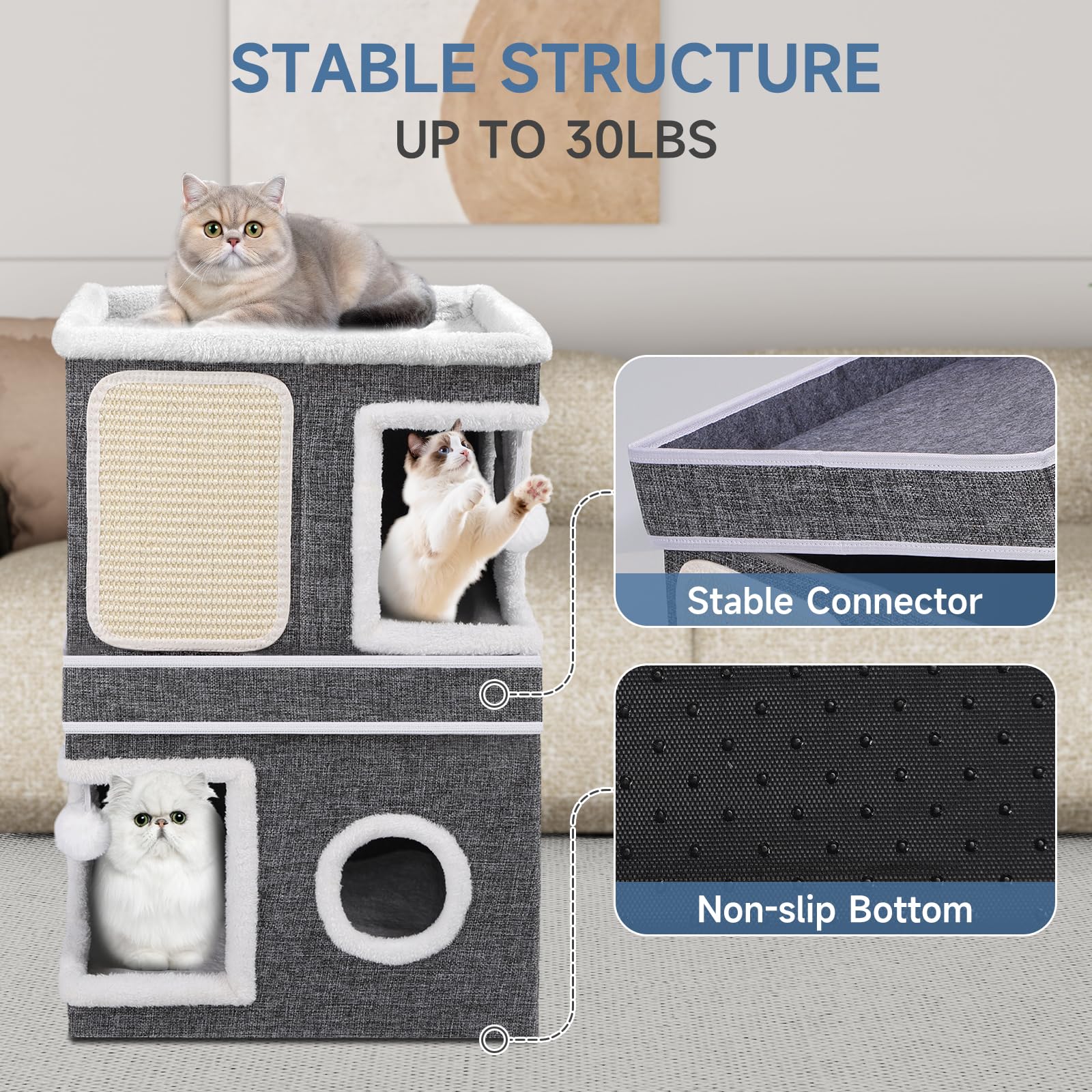 Shikha Cat House scratch pads encourage healthy scratching in a compact footprint.