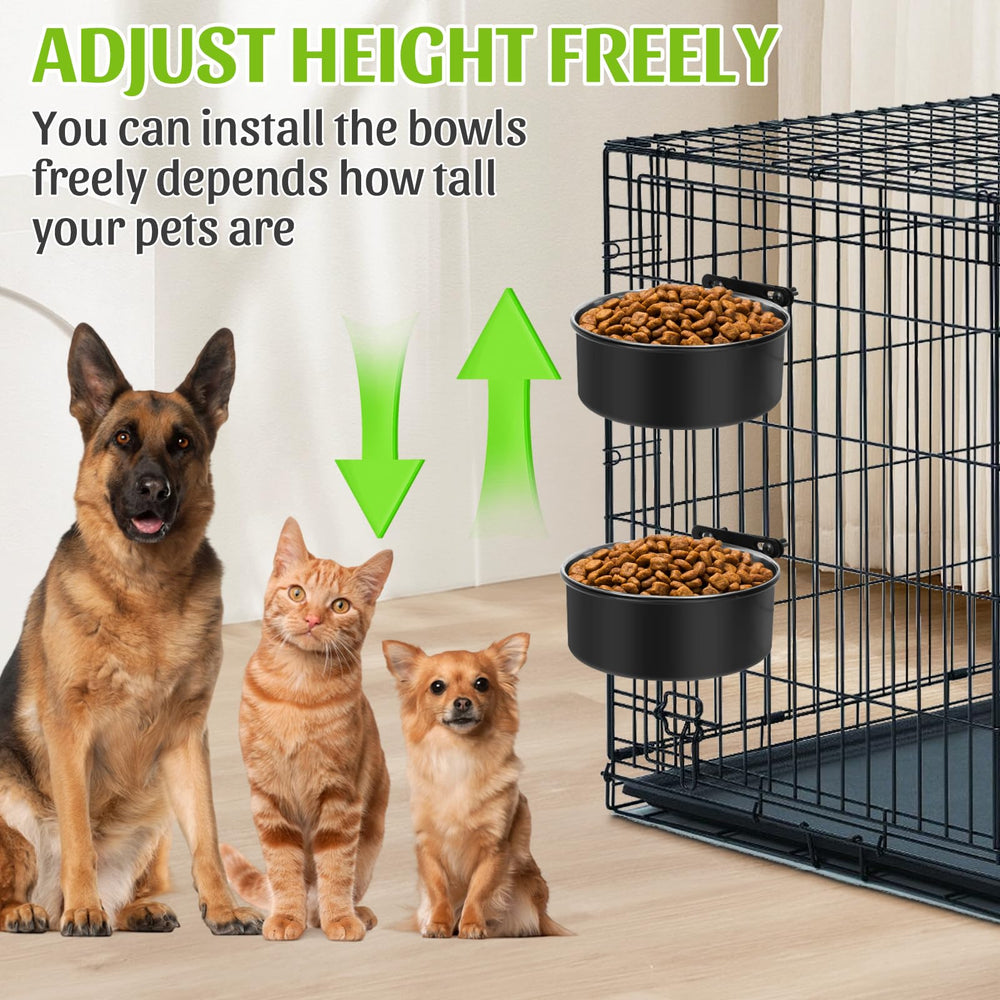 ShineMe 25oz crate bowl ideal for cats and puppies.