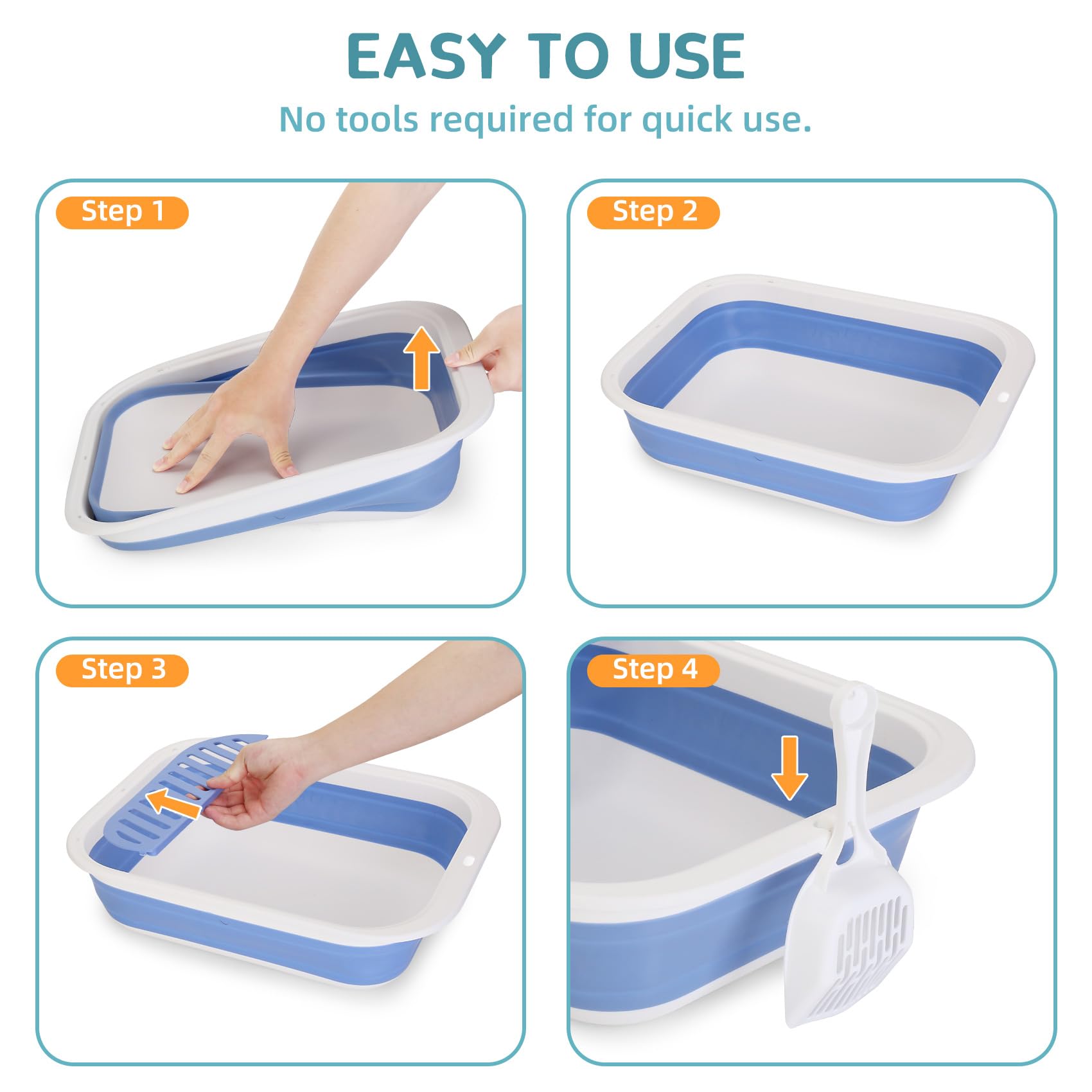 ShineMe scoop and litter bag included for tidy daily maintenance.