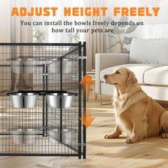 ShineMe crate bowl spill-reduction design keeps feeding areas clean